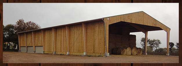 Bâtiment stockage fourrage